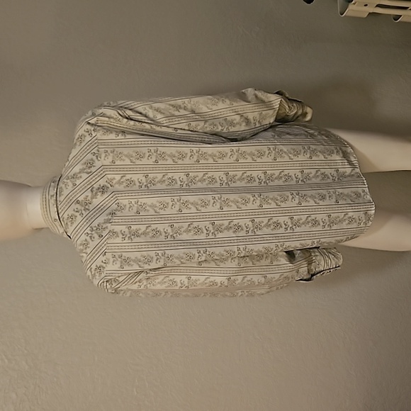 Vintage YOUNG BLOODS Cowboy Core Floral Western Oversized Snap Shirt - Picture 5 of 8